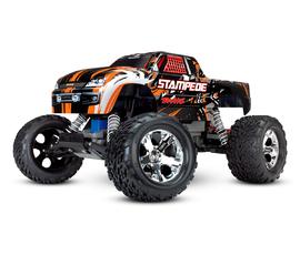 Traxxas Stampede 1/10 RTR Monster Truck (Orange) w/XL-5 ESC, TQi 2.4GHz Radio, Battery & DC Charger