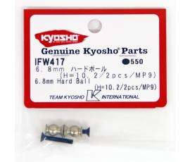 Kyosho 6.8mm Hard Ball (H=10.2/2pcs/MP9/MP10)